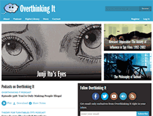 Tablet Screenshot of overthinkingit.com